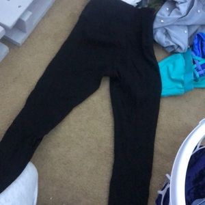 high waisted pink vs leggings